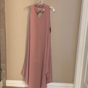 WEEKEND SALE!!!! NWT midi pink choker dress